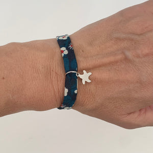 Bracelet Liberty avec pendeloque étoile de mer - Mitsy